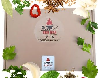 Caja de regalo de condimentos para barbacoa: Mezcla de especias gourmet, personalizada