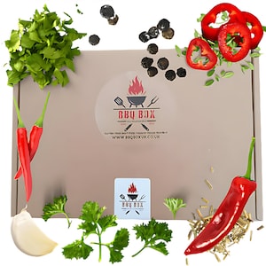 Asian Street Food Spice Kit - BBQ Seasoning Gift Set - Cooking Gift For Man - Vegan Friendly - Can Be Personalised To Inc A Message