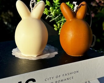 Velas de conejito de Pascua: decoración primaveral con aroma