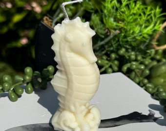 Vela de caballito de mar / Vela de aromaterapia / Vela de vida marina / Vela de regalo / Vela decorativa /