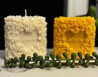 Vela perfumada con racimo floral, decoración creativa para el hogar con racimo floral, accesorio de tiro, regalo de boda, vela perfumada.