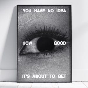 Esthetisch oog poster/printontwerp voor slaapkamer - streetwear posterkunst, coole posterprint, muurkunst cadeau voor hem voor haar.