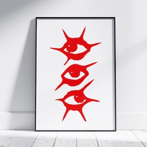 Esthetisch poster/printontwerp voor slaapkamer - trendy posterkunst, coole posterprint, muurkunst cadeau voor hem voor haar,