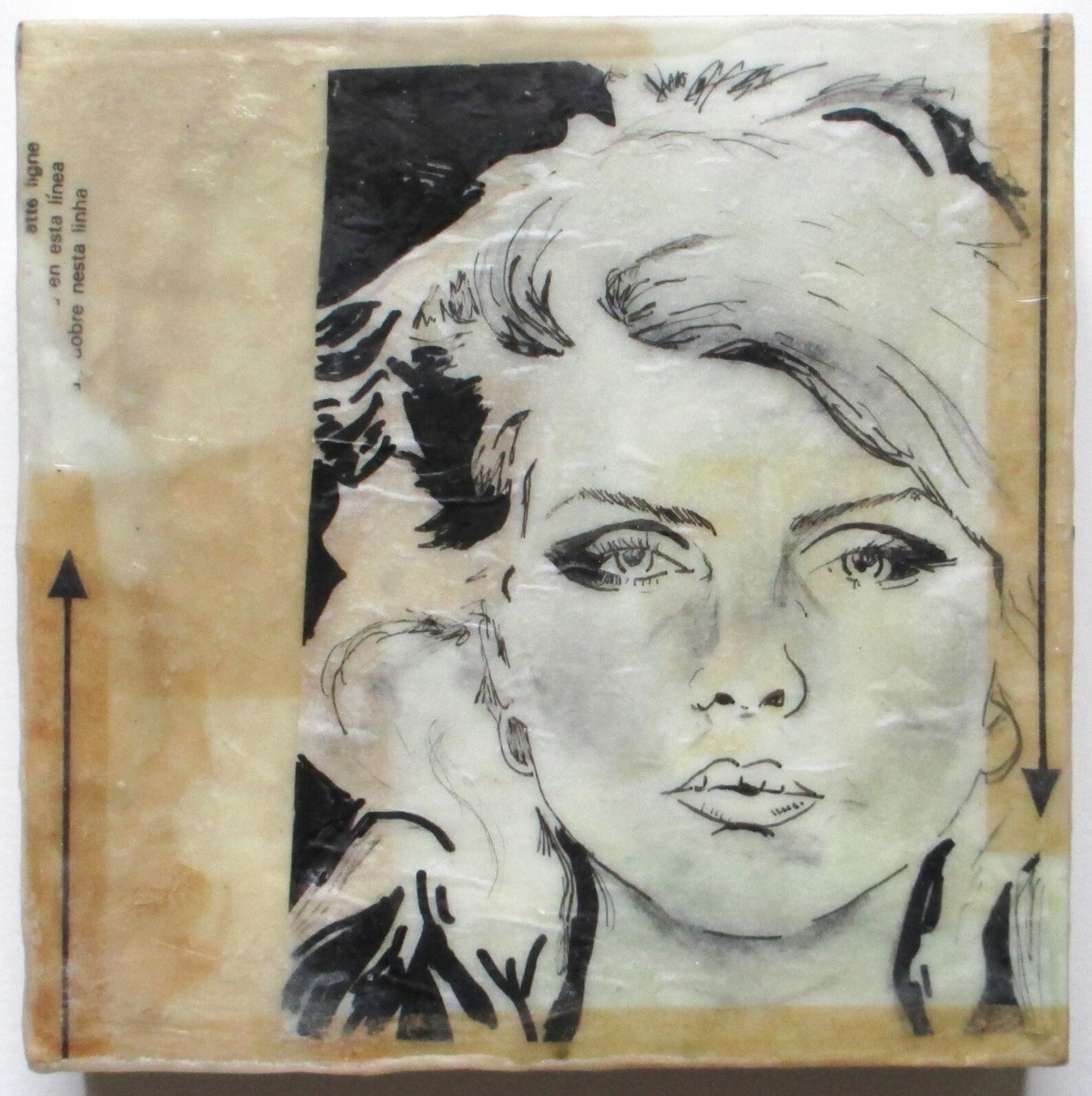 Blondie Portrait Debbie Harry Portrait Painting Encaustic - Etsy