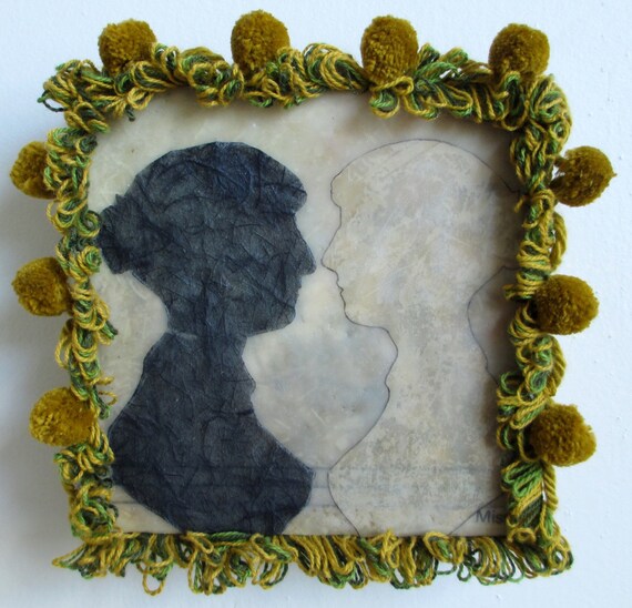 Jane Austen Portrait Pride And Prejudice Silhouette Art Etsy