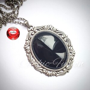 Black Onyx Victorian Gothic Wedding Jewelry Necklace, Onyx Jewellery, Wedding Accessories, Halloween Birthday Gift, Goth Bridesmaid Gift