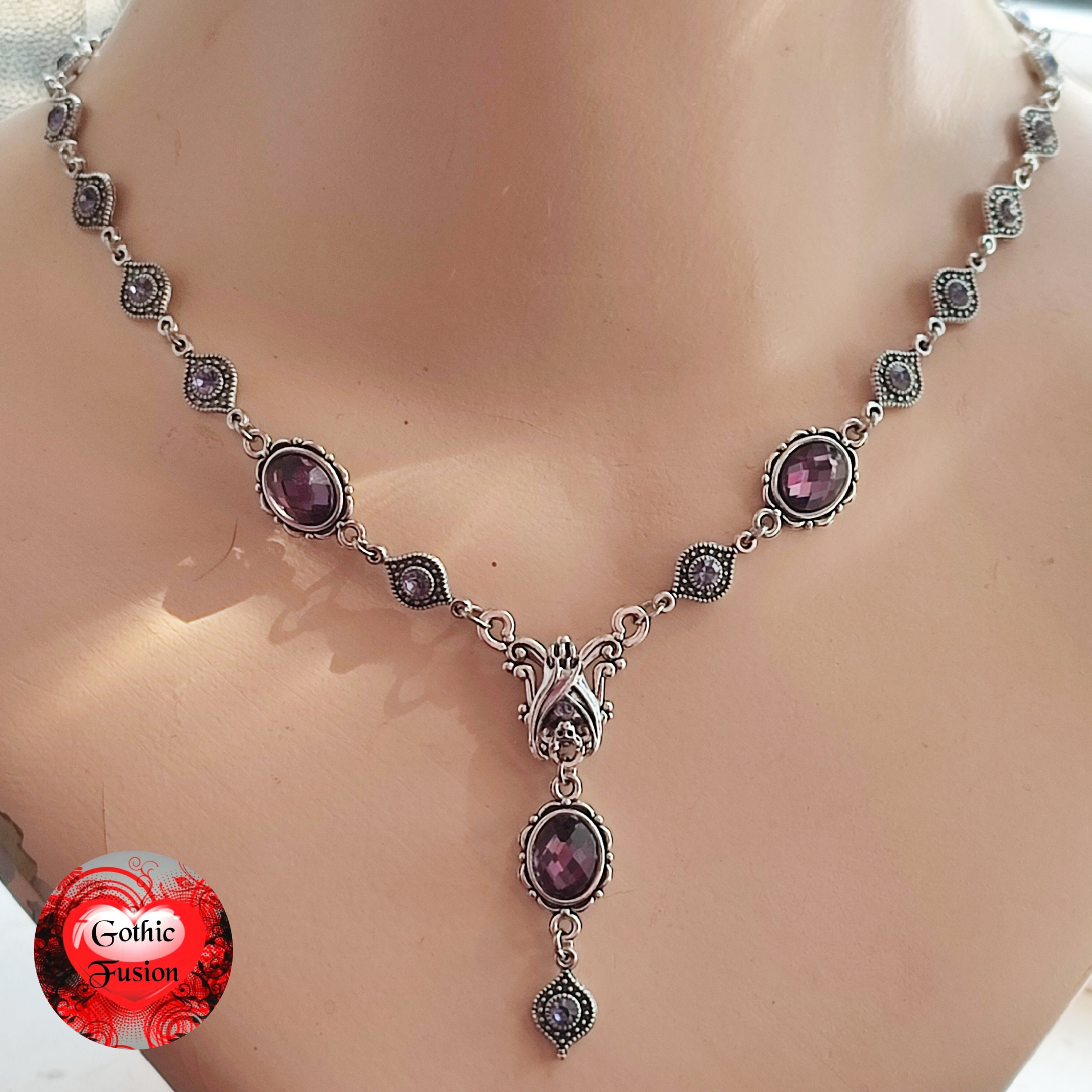 Purple Necklace Set UK