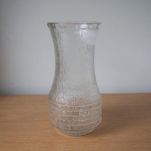 MCM - Pressed Glass Vase - Pattern - 1960s