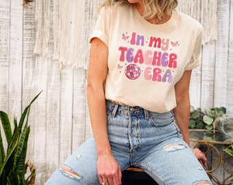 In My Teacher Era Shirt, Gift for Teacher, Funny Teacher Shirt, Best Teacher Shirt, Back to school Tee, Teacher Era Sweatshirt, Cute teacher
