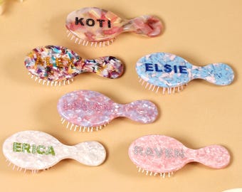 Personalized Bridesmaid Combs, Custom Name Airbag Comb, Bride-To-Be Gifts, Custom Gifts With Rhinestones, Wedding Bridesmaid Sets