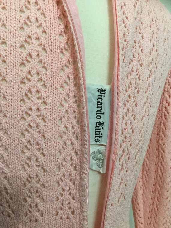 60’s Pink Knit Spring Dress. London Knits size - image 7