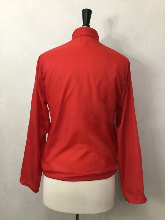 Vintage 70’s Red Windbreaker Jacket XS Men’s - image 3