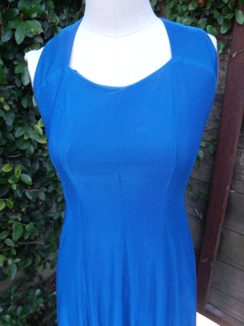 Vintage Blue 80's Evening Dress. Teen Prom. Party Dress. - Etsy