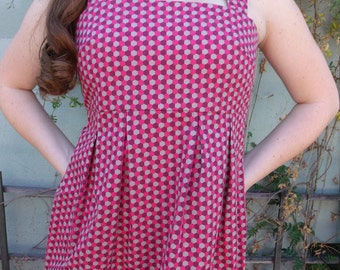 Vintage 60's Dress Empire Waist Summer Day Dress.