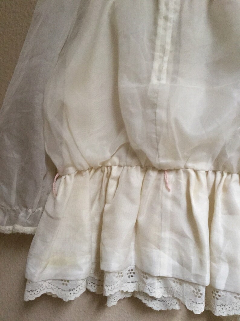 Vintage Children's Blouse Dress Shirt Boho Cream - Etsy