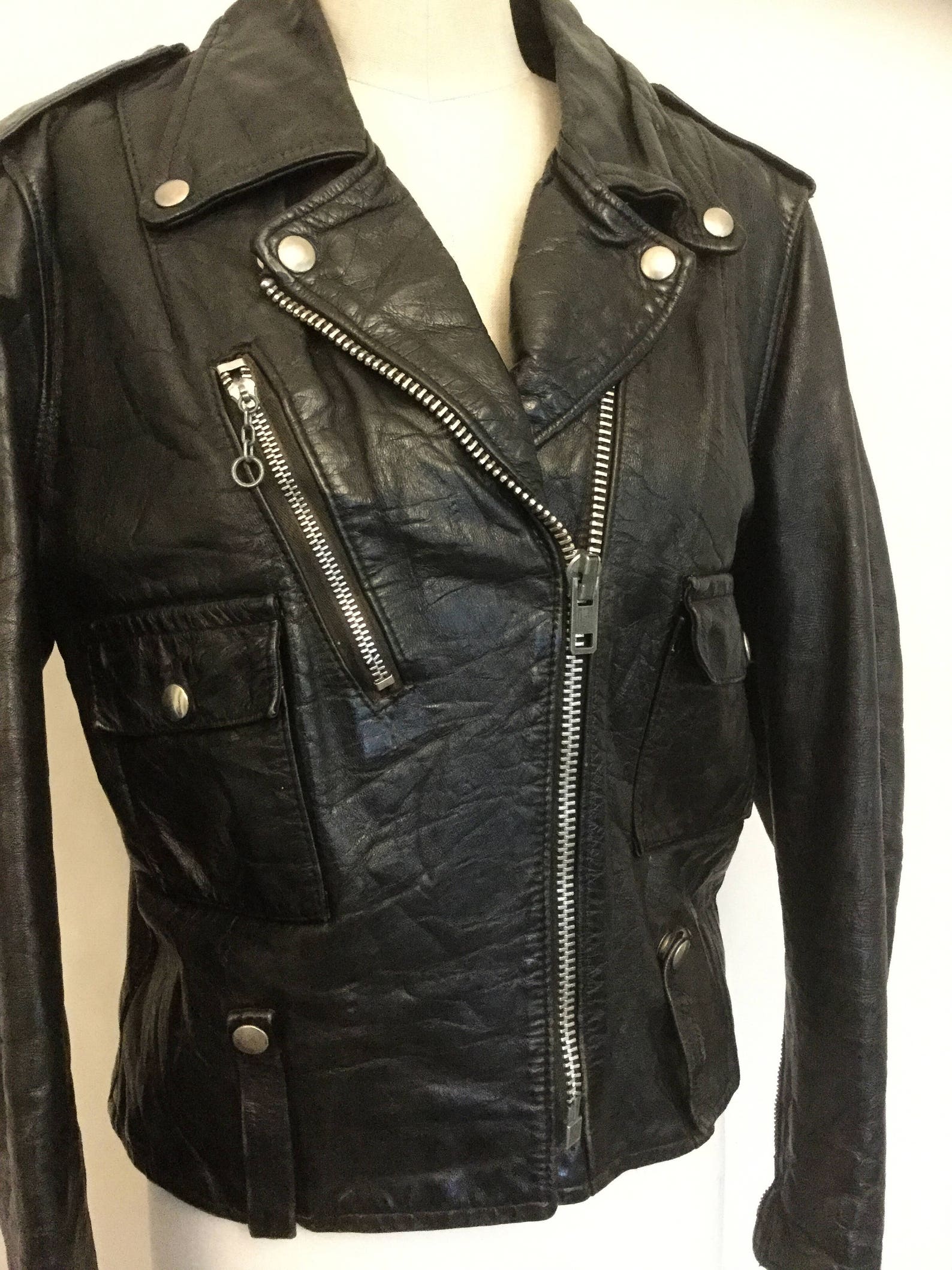 Vintage Harley Davidson Biker Jacket 40 Regular. Unisex - Etsy