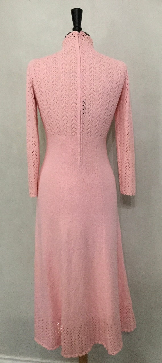 60’s Pink Knit Spring Dress. London Knits size - image 8