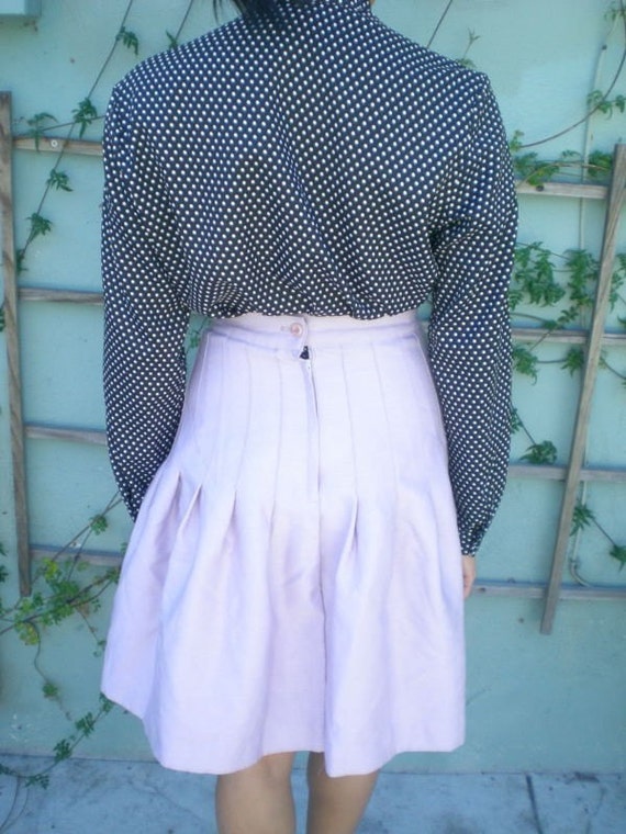 Vintage Pleated Skirt. Lavender - image 3