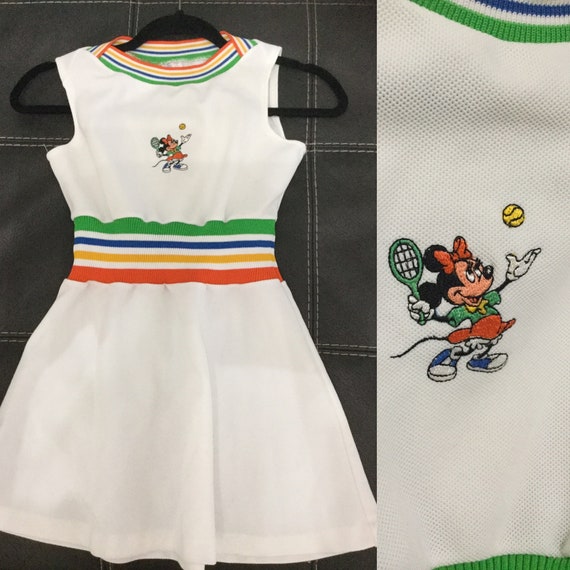 70’s 80’s Girl’s Disney Minnie Mouse Tennis Dress
