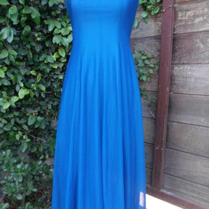 Vintage Blue 80's Evening Dress. Teen Prom. Party Dress. - Etsy