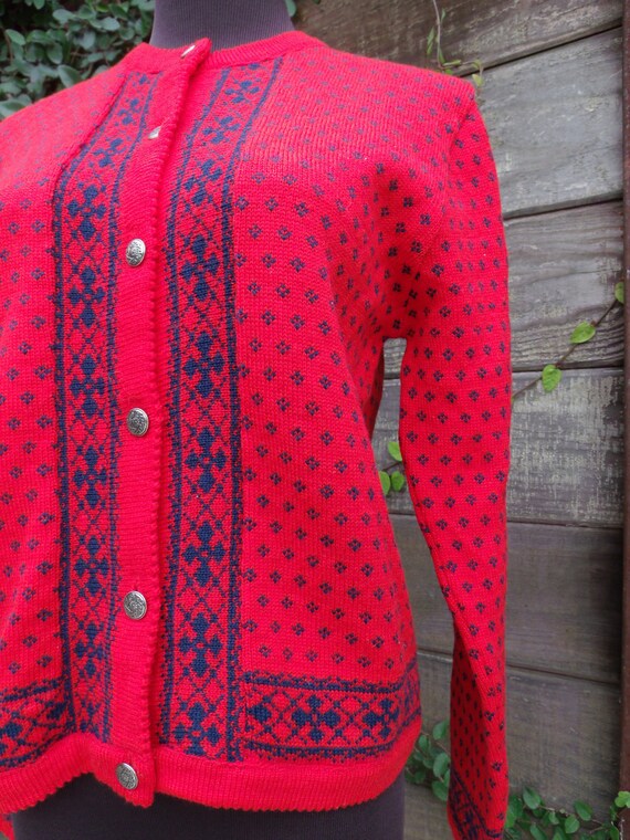 Vintage 70's Wool Pendleton Ladie's Sweater Like N