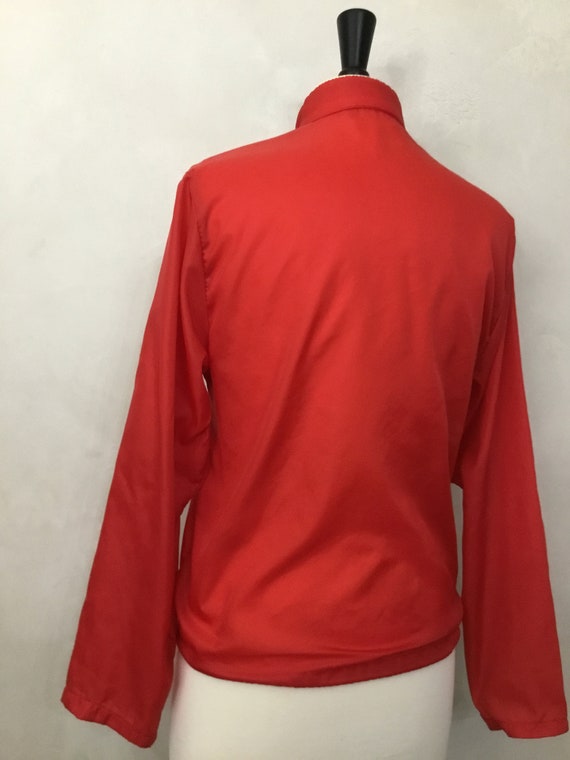 Vintage 70’s Red Windbreaker Jacket XS Men’s - image 6