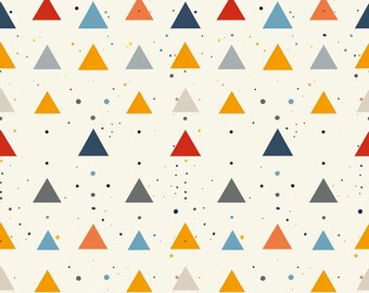 Papier à motif numérique triangles pastel pour projets de création et de conception. 12 po x 12 po 300 ppp