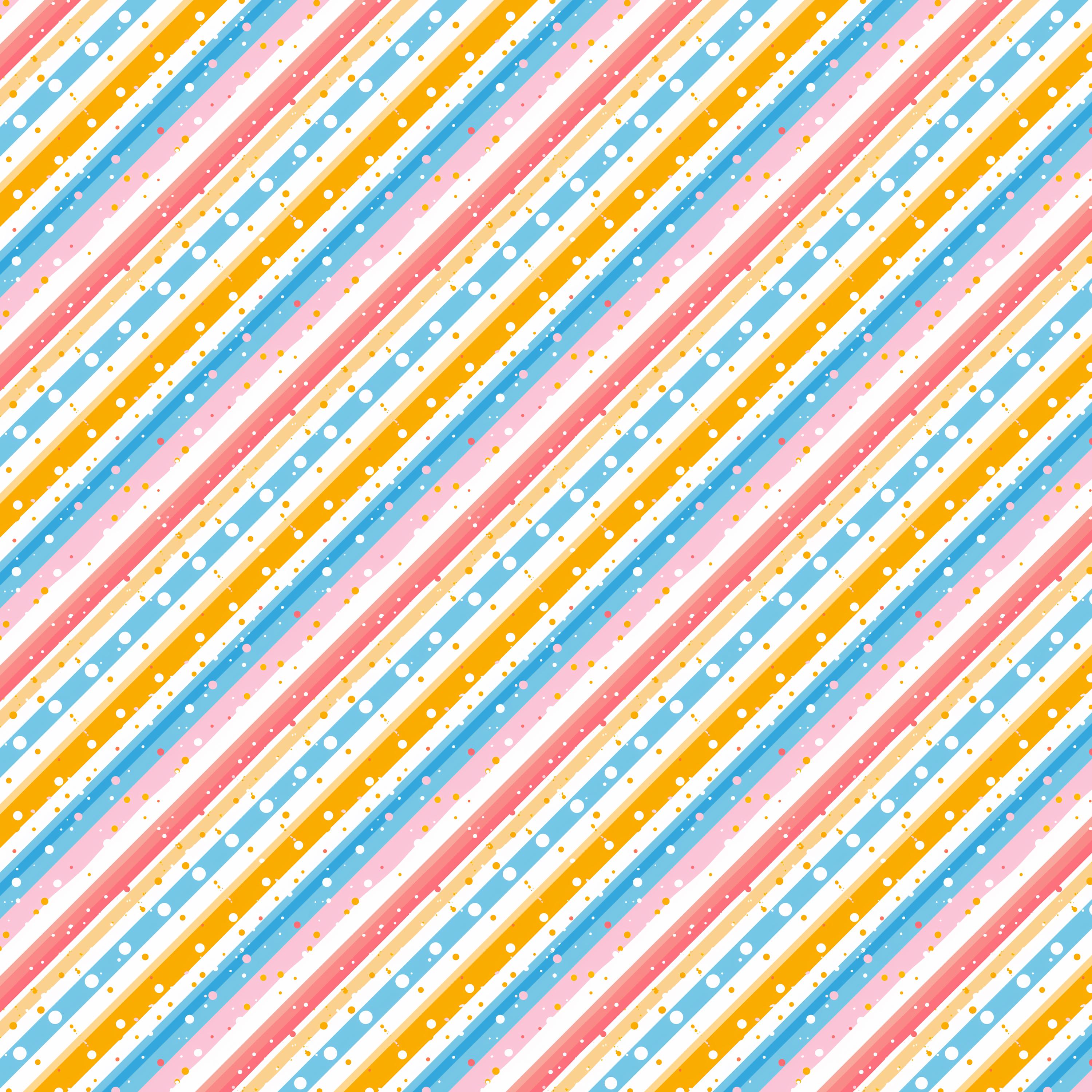 Pastel Lines Digital Pattern Paper for Crafting and Design Projects. 12 ...