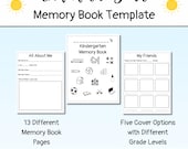 End of the Year Memory Book Template | End of School Year Template | Elementary School Memory Book