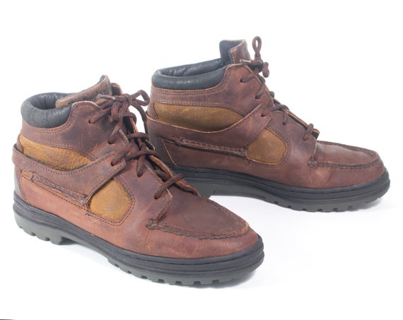 Leather Ankle Boots Brown