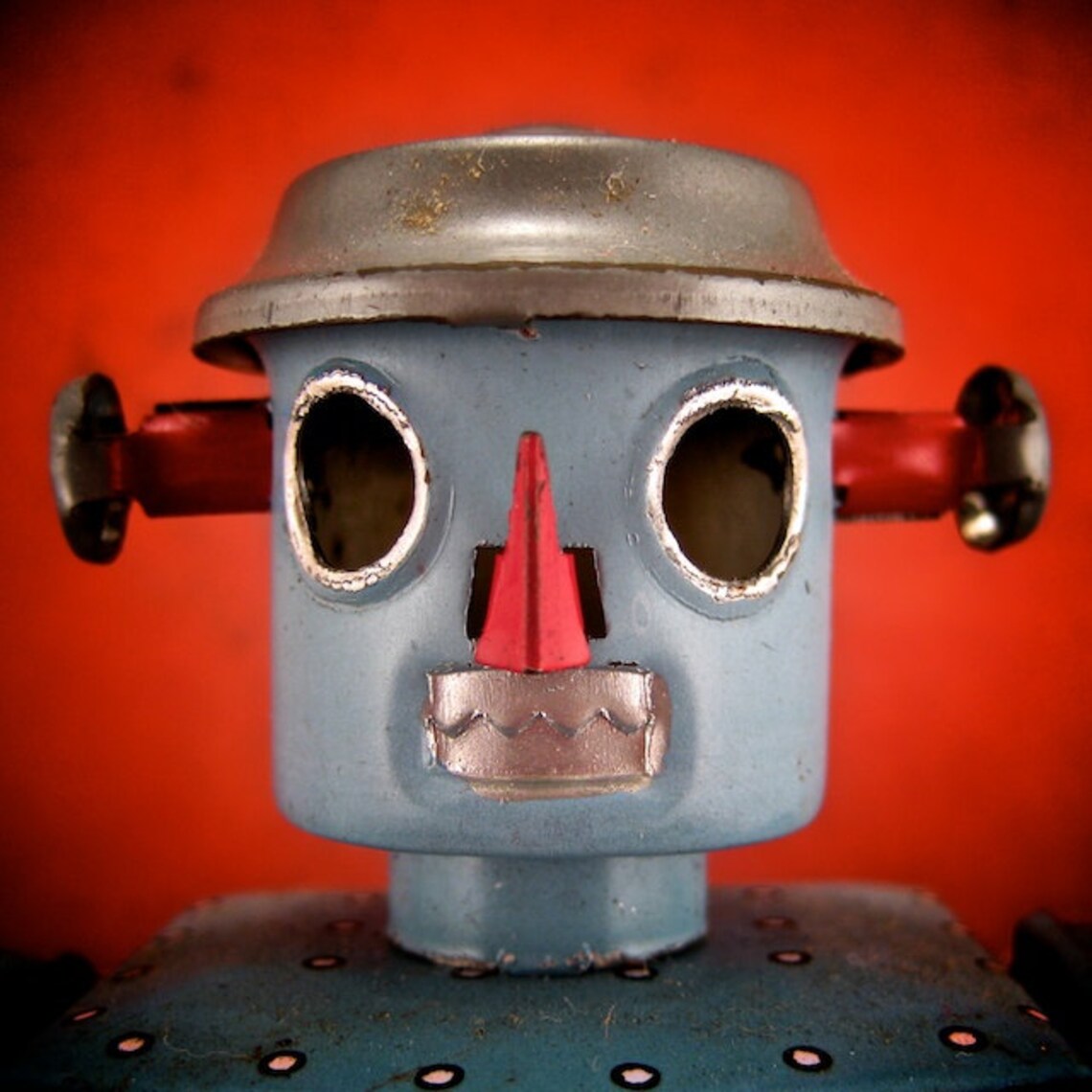 Gray Robot Portrait Original 1 of 1 Gallery Edition Etsy