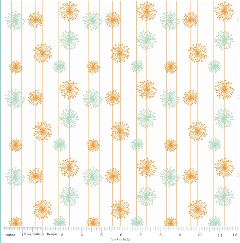 Good Natured Dandelion by Marin Sutton Cotton Fabric for Riley Blake 1 Yard Bild 1