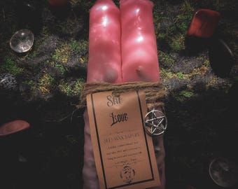 Self-Love, Jasmine Scented, Beeswax Candle