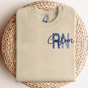 Custom Registered Nurse Shirt With Name, Personalized RN Pocket Shirt, Nurse Life Outfit, Nurse Appreciation Clothing, Cute Nurse Gift Shirt