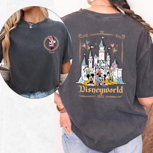 Comfort Custom Family Name Disneyworld Mickey And Minnie Tee,Disney Family 2025 Shirts,Retro Disneyworld Trip Tee,Disney Family Vacation Tee