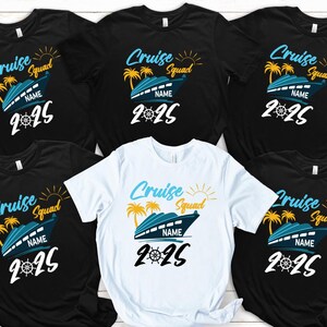 Custom Cruise Family Squad 2025 Shirt,Cruise Squad Shirt,Custom Cruise Squad Group Shirt for 2025 Season,Custom Family Group Shirts,