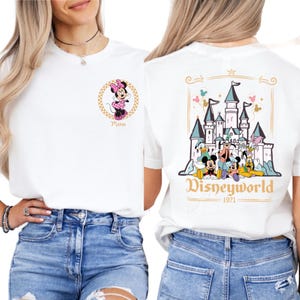 Custom Family Name Disneyworld Mickey And Minnie Shirt, Disney Family 2025 Shirts,Retro Disneyworld Trip Shirt,Disney Family Vacation Shirt,