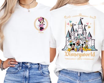 Custom Family Name Disneyworld Mickey And Minnie Shirt, Disney Family 2025 Shirts,Retro Disneyworld Trip Shirt,Disney Family Vacation Shirt,