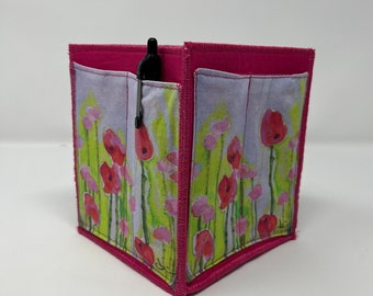 Home Storage Organizer Special Edition in SieberDesigns Exclusive fabrics Pink Tulips