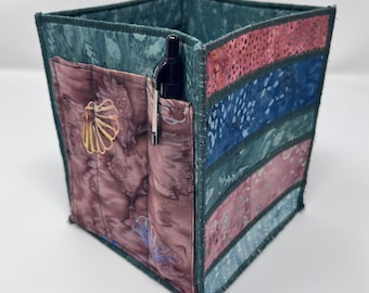 Home Storage Organizer in Natural Batiks