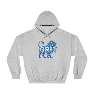 Sudadera con capucha Lions Grit - Detroit