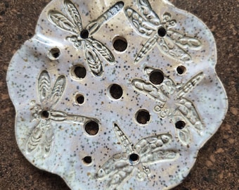 Stoneware Flower Frogs