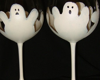 Ghost wine glasses