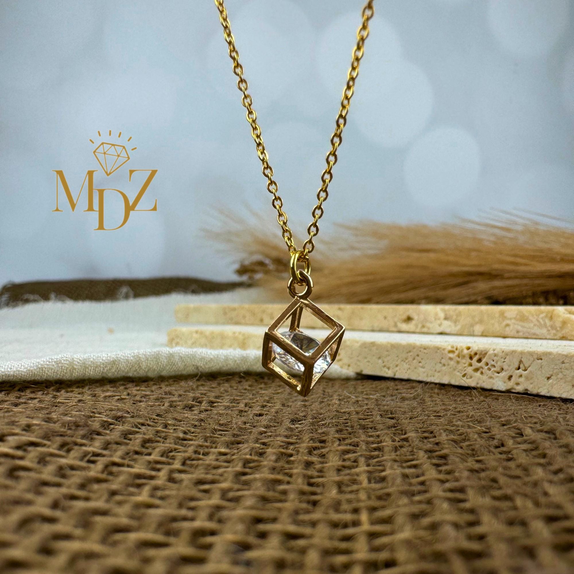 Cage Necklace Gold - Etsy Cage Necklace Gold - Etsy