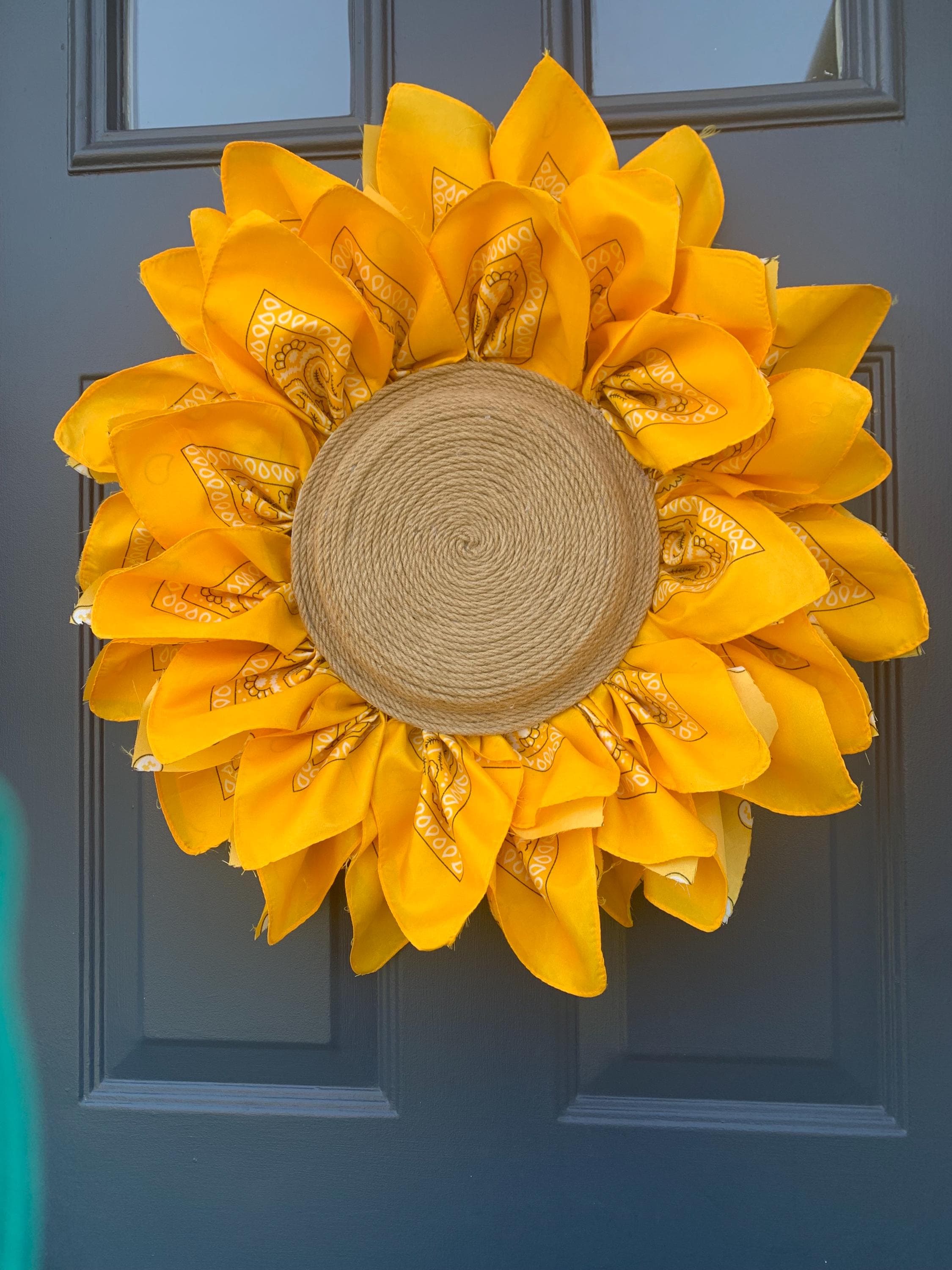 ケープ Sunflower Bandana Wreath - Etsy