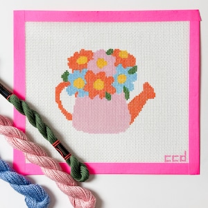 Bloemengieter lente canvas canvas 13 mesh 5" ontwerp, lente canvas canvas modern handgeschilderd