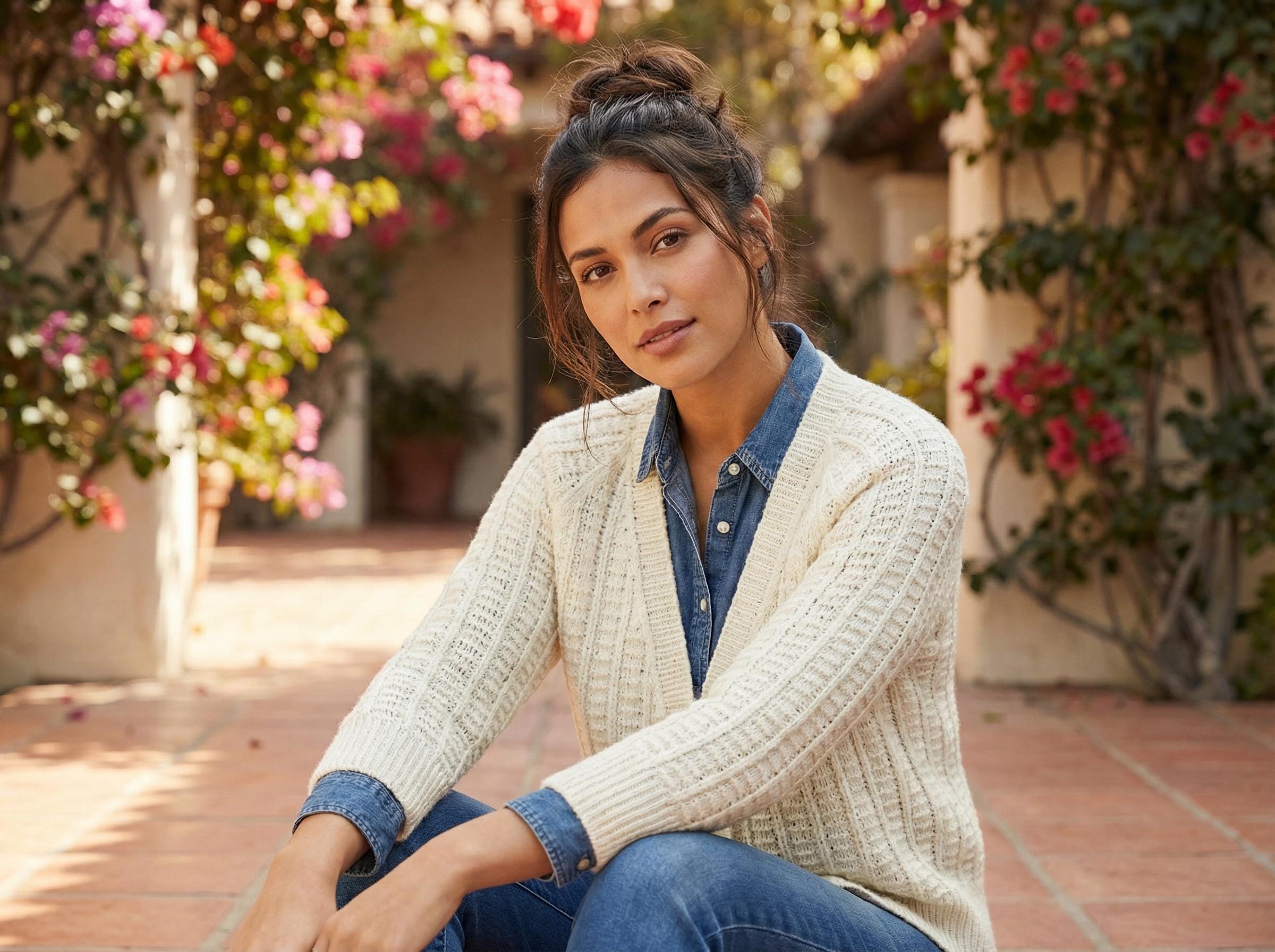 GIACCA DI LANA COTTA CON PANTALONI DI LANA DI ALPACA - Cristina Bonfanti - Foto 4