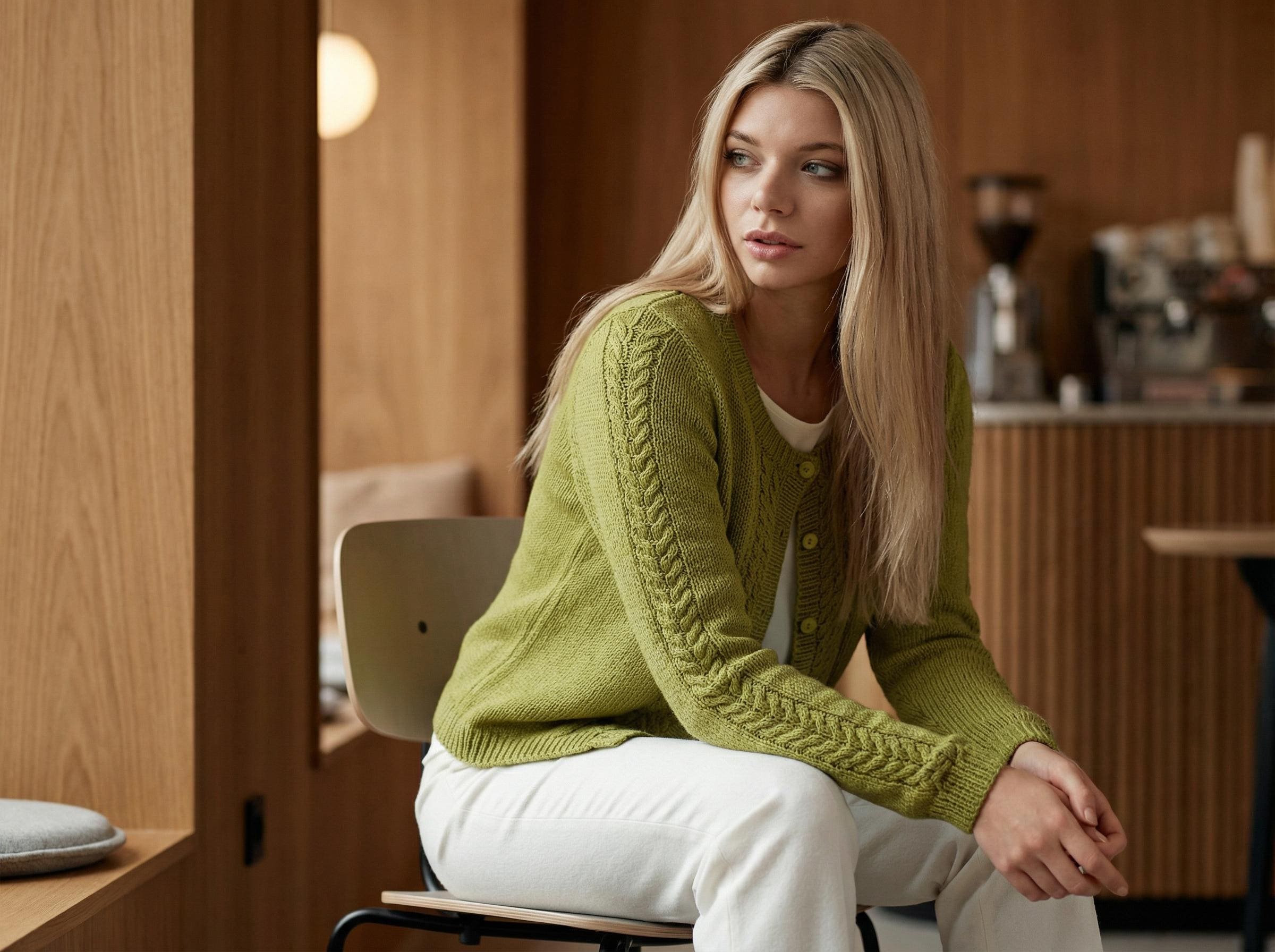 TUTORIAL CARDIGAN A TRECCE - PRONTO - LANE MONDIAL - Foto 7