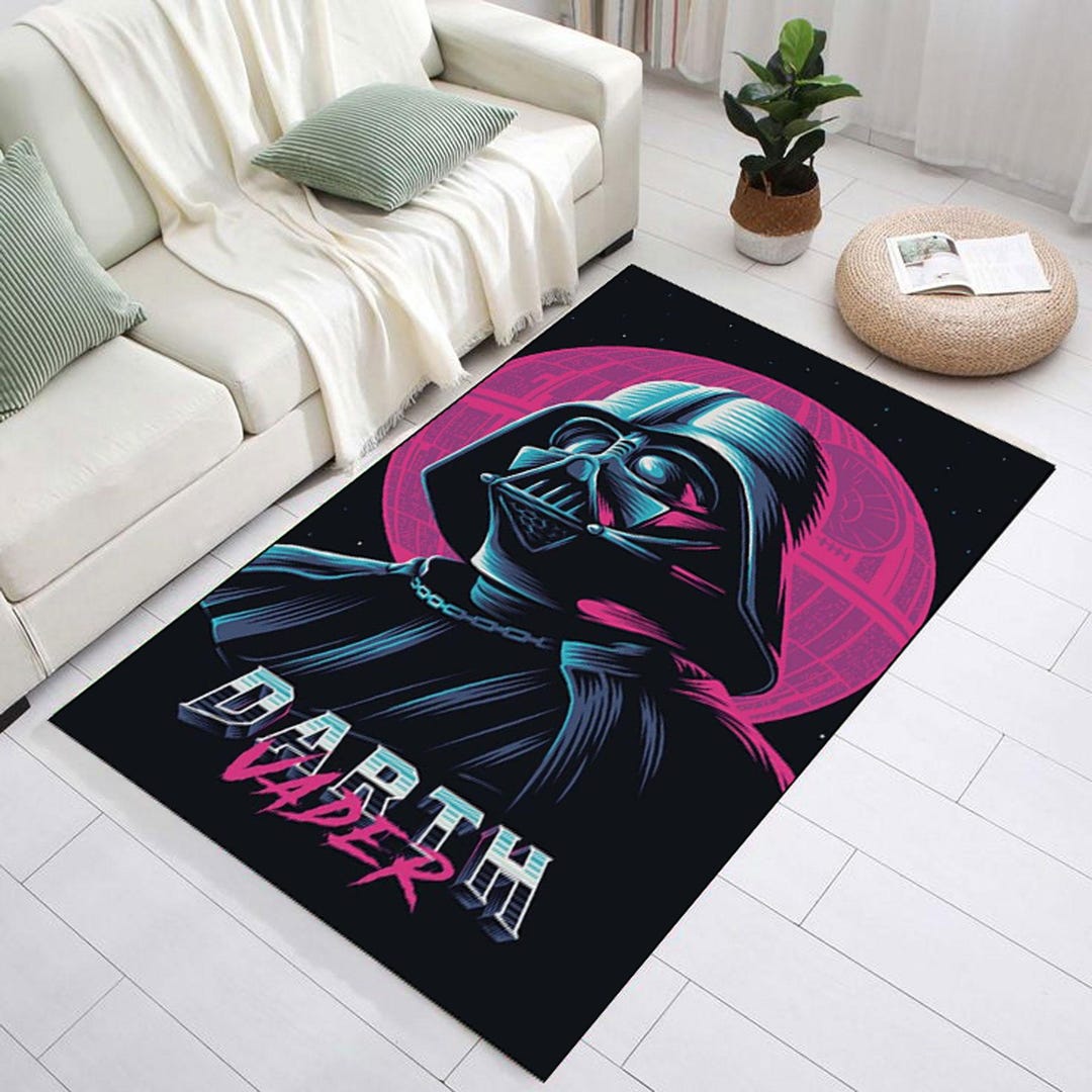 Cosmic Darth Vader Rug -bring the Dark Side Home With This Must-have ...