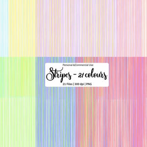 Stripes PNG, Pastel Color Backgrounds, Striped Scrapbook Paper, Paper Crafts, Planner, Party Invites, Vertical Stripe Digital Paper